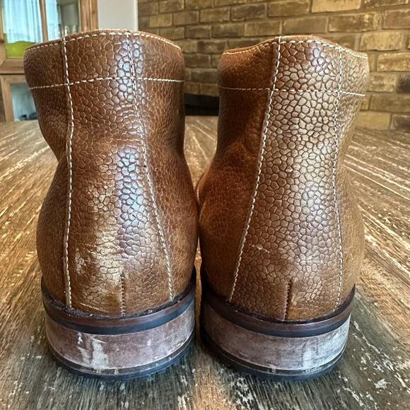Cole Haan Nike Air Lace-Up Ankle Boots Waterproof Leather Brown Men’s Size 11.5 main image 9